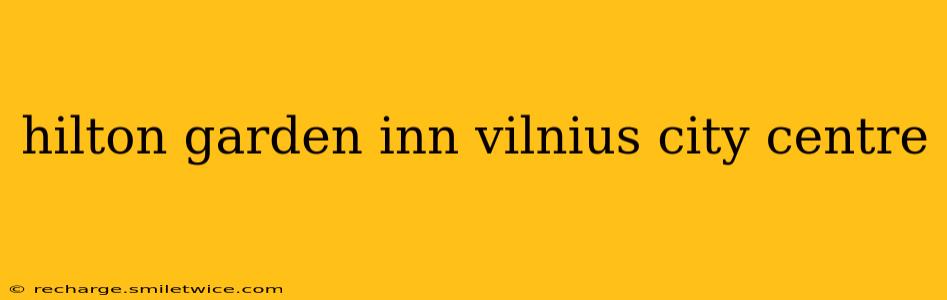hilton garden inn vilnius city centre