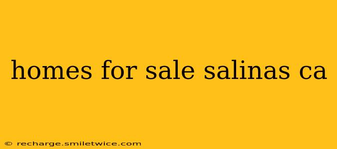 homes for sale salinas ca