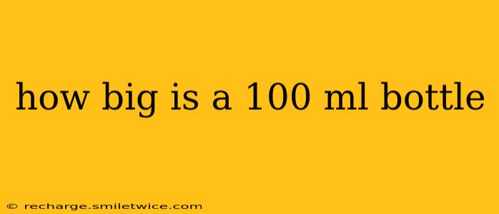 how big is a 100 ml bottle