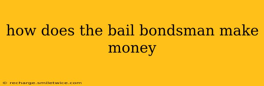 how does the bail bondsman make money