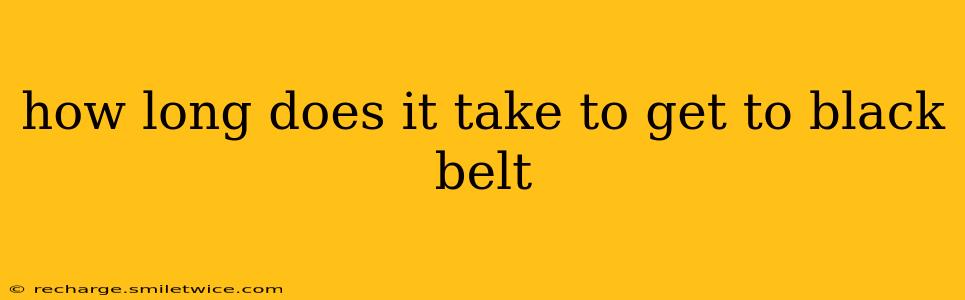 how long does it take to get to black belt
