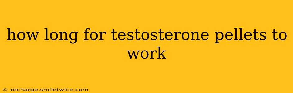 how long for testosterone pellets to work