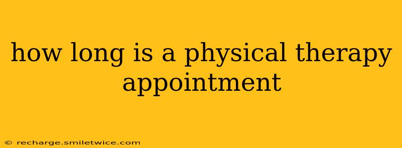 how long is a physical therapy appointment