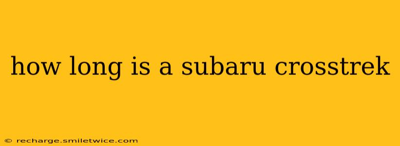 how long is a subaru crosstrek