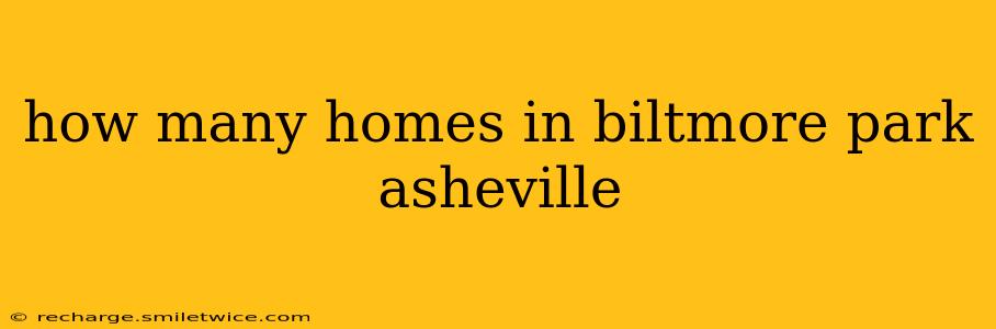 how many homes in biltmore park asheville