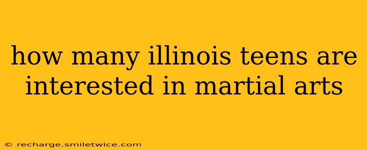 how many illinois teens are interested in martial arts