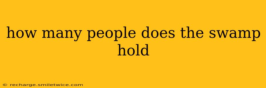 how many people does the swamp hold