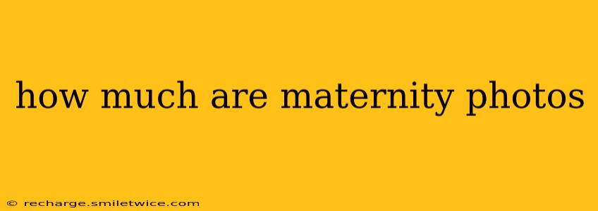 how much are maternity photos