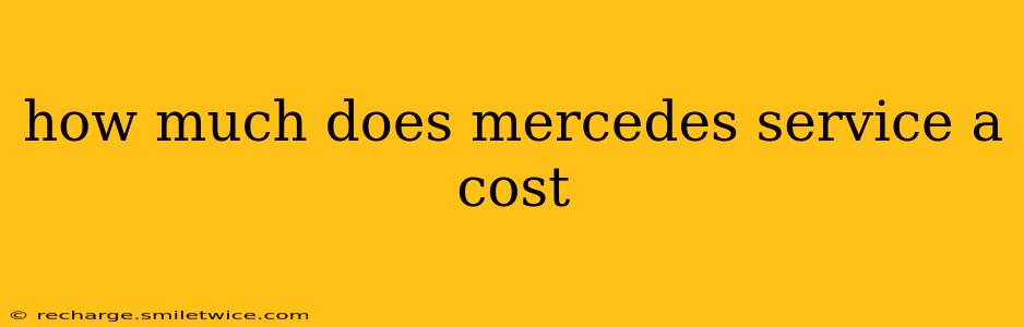 how much does mercedes service a cost