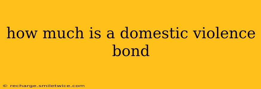 how much is a domestic violence bond