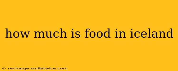 how much is food in iceland