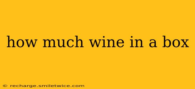 how much wine in a box
