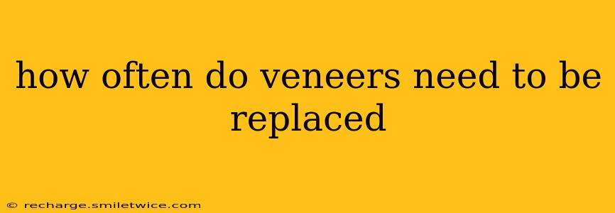 how often do veneers need to be replaced