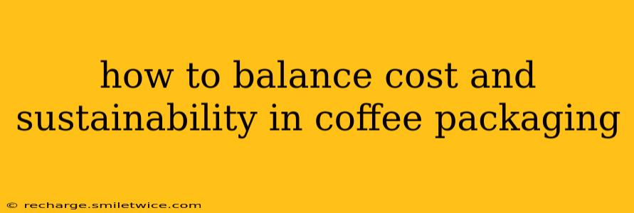 how to balance cost and sustainability in coffee packaging