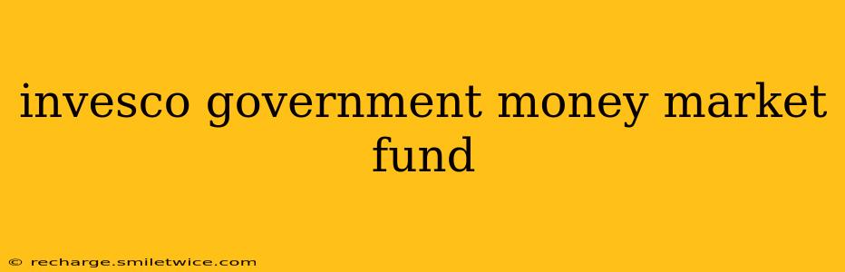 invesco government money market fund