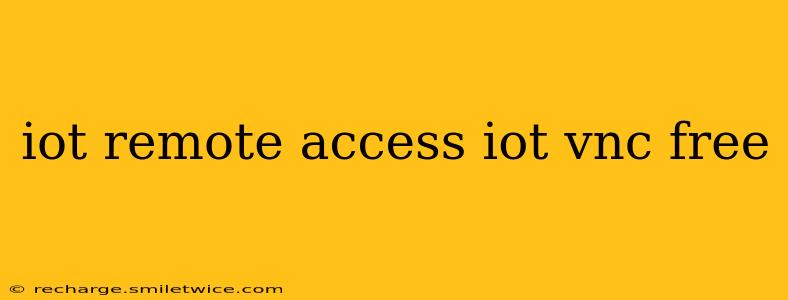 iot remote access iot vnc free