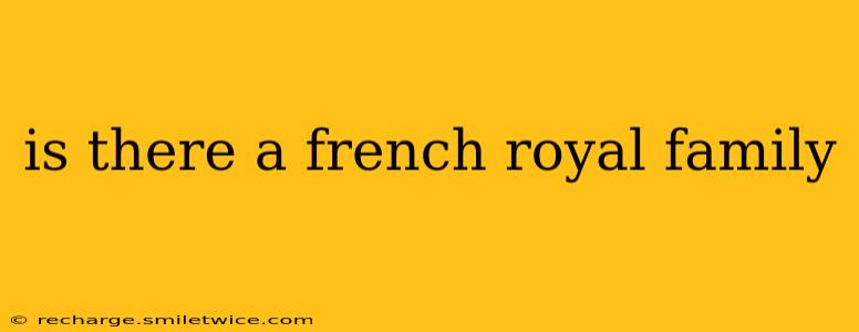 is there a french royal family