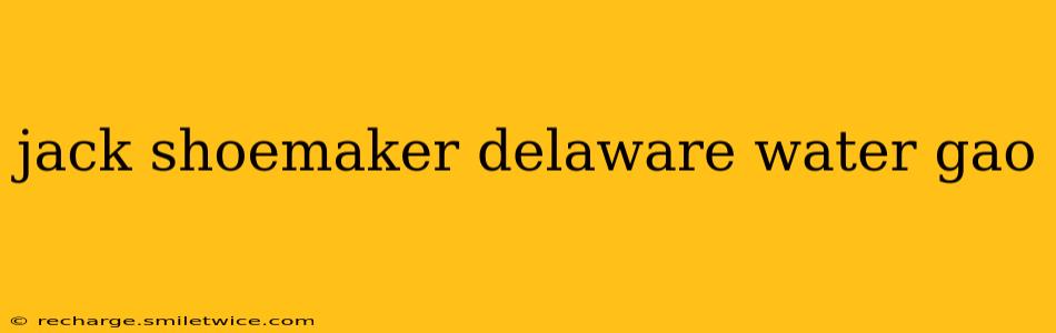 jack shoemaker delaware water gao