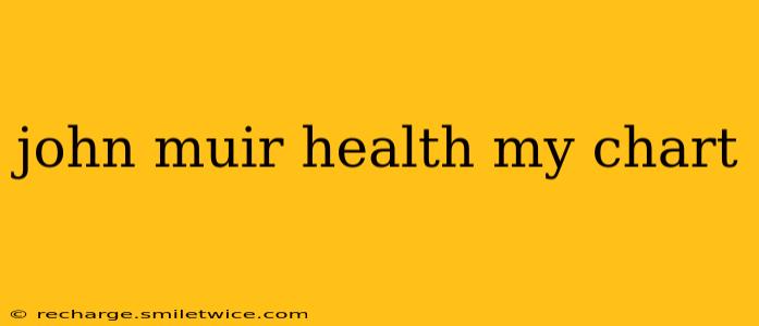 john muir health my chart