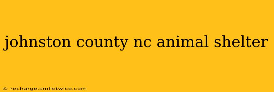 johnston county nc animal shelter