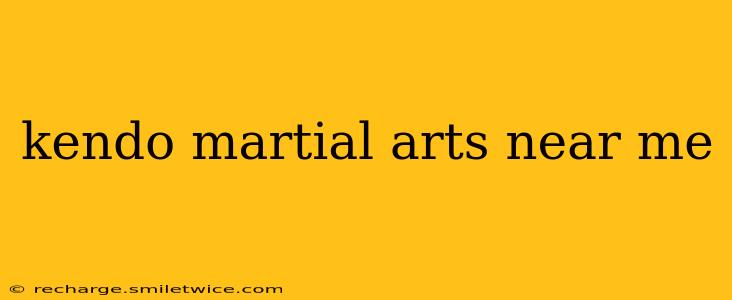 kendo martial arts near me