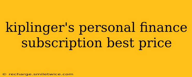 kiplinger's personal finance subscription best price
