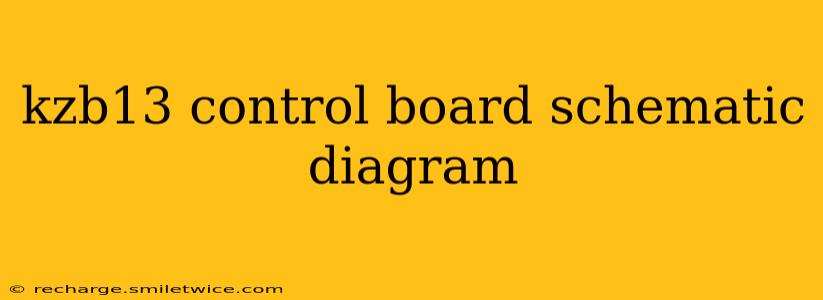 kzb13 control board schematic diagram