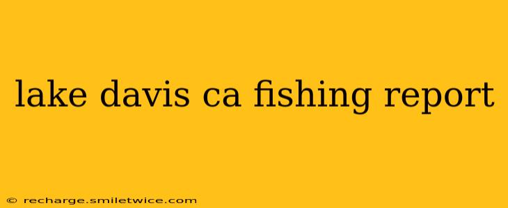 lake davis ca fishing report