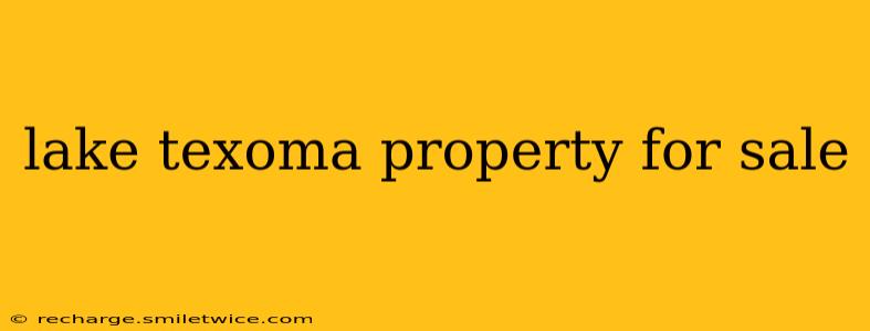 lake texoma property for sale