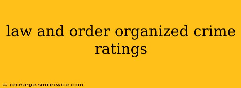 law and order organized crime ratings