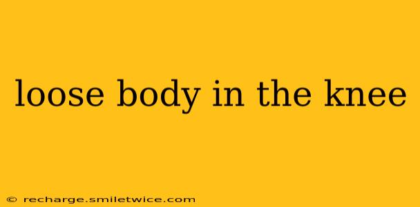 loose body in the knee