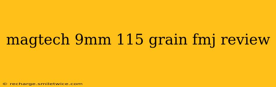 magtech 9mm 115 grain fmj review