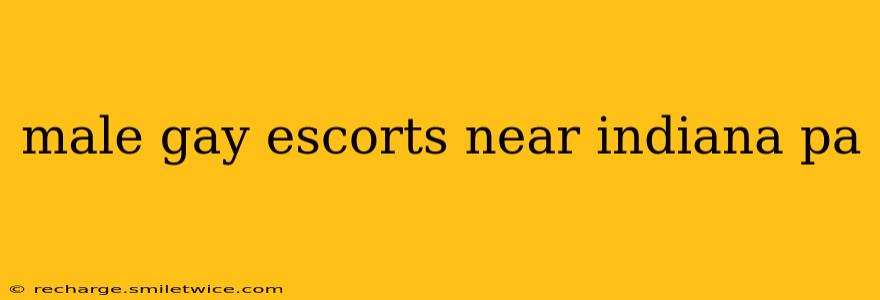 male gay escorts near indiana pa