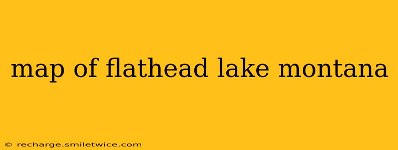 map of flathead lake montana