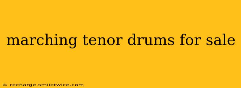 marching tenor drums for sale