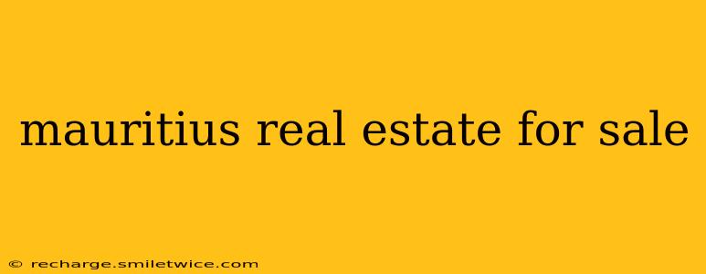 mauritius real estate for sale