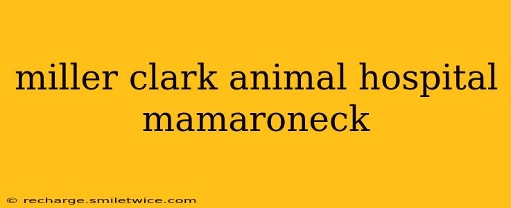 miller clark animal hospital mamaroneck