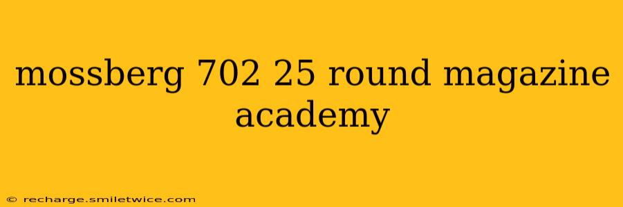 mossberg 702 25 round magazine academy