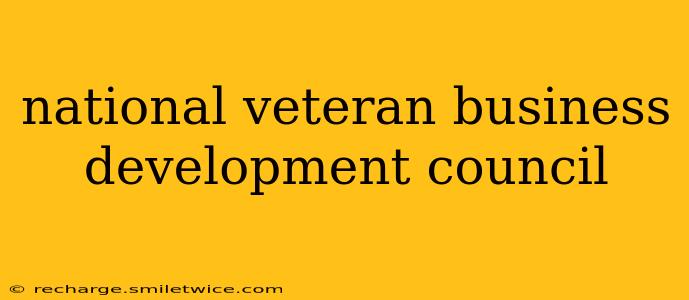 national veteran business development council