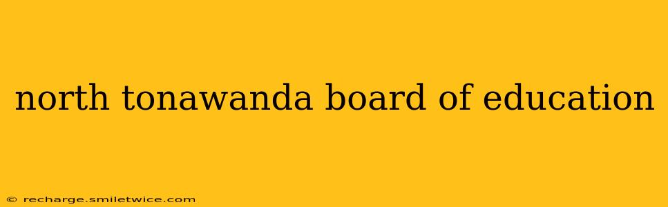 north tonawanda board of education