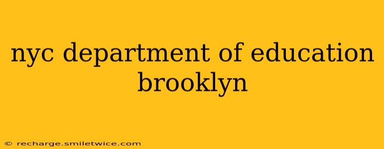 nyc department of education brooklyn