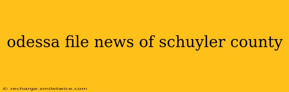 odessa file news of schuyler county