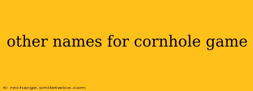 other names for cornhole game