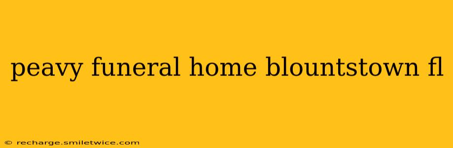 peavy funeral home blountstown fl