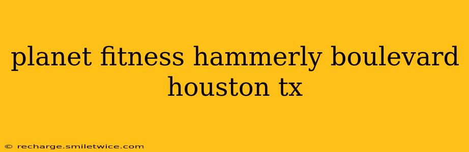 planet fitness hammerly boulevard houston tx