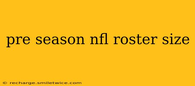 pre season nfl roster size