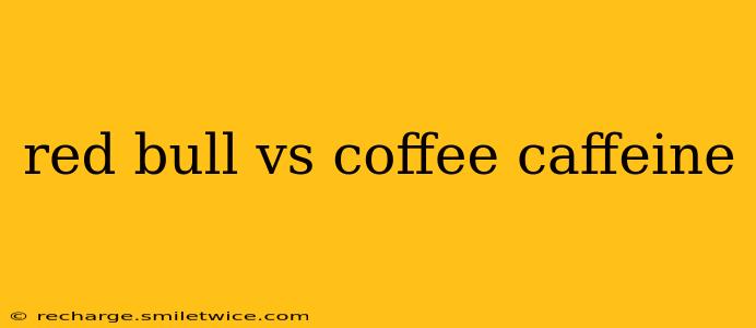 red bull vs coffee caffeine
