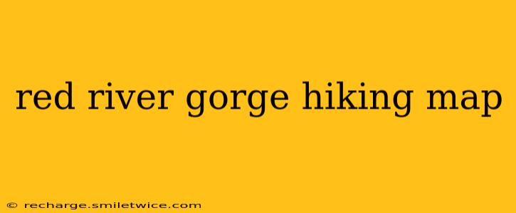 red river gorge hiking map