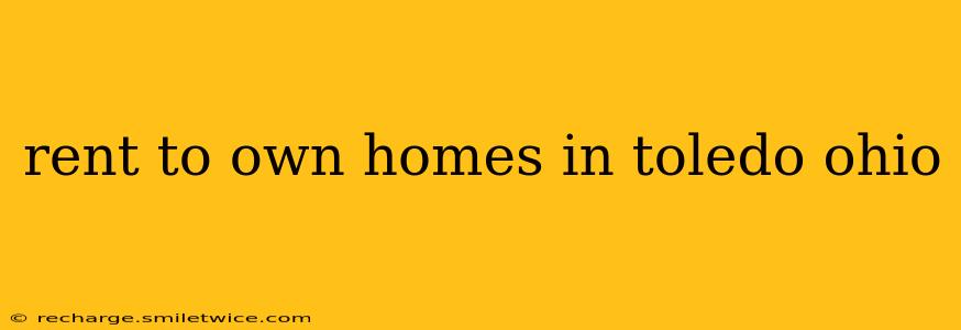 rent to own homes in toledo ohio