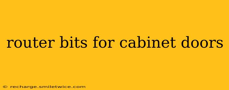 router bits for cabinet doors